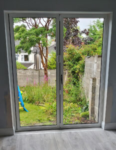 Fairco aluminium folding doors to garden