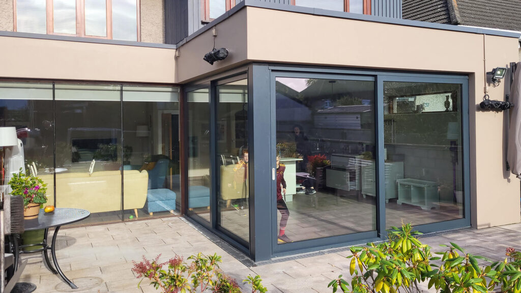 Fairco visifold doors external shot